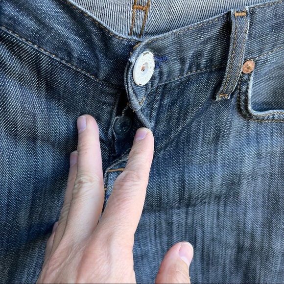 Ever Button Fly Bootcut Zip Chain Pocket Jeans Sz 26 - Picture 6 of 16